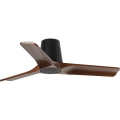 FARO 33837 - Потолочный вентилятор HEYWOOD TUB S сосна/черный диаметр 90 см + дистанционное управление
