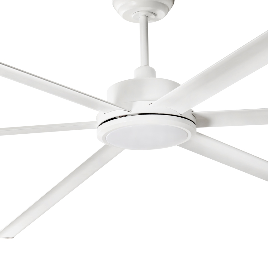 FARO 34202-130 - Світлодіодний стельовий вентилятор ROTTERDAM XL LED/32W/230V білий діаметр 200 см + пульт дистанційного керування