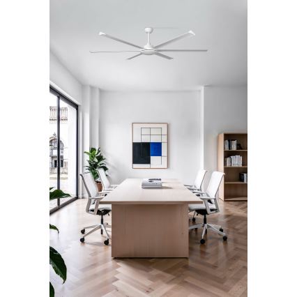 FARO 34202 - Потолочный вентилятор ROTTERDAM XL белый диаметр 200 см + дистанционное управление