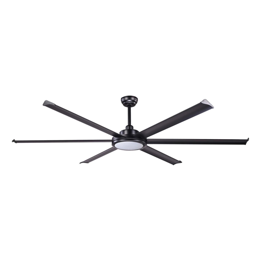 FARO 34203-130 - Світлодіодний стельовий вентилятор ROTTERDAM XL LED/32W/230V чорний діаметр 200 см + пульт дистанційного керування