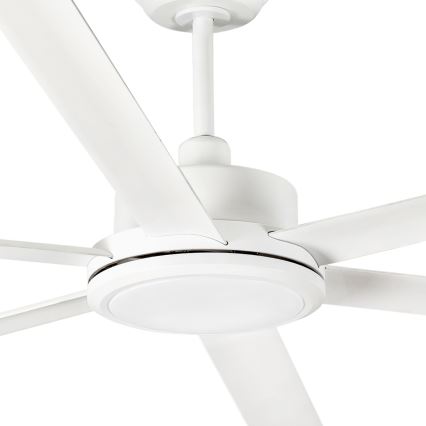 FARO 34206 - Стельовий вентилятор ROTTERDAM XXL білий діаметр 250 см + пульт дистанційного керування