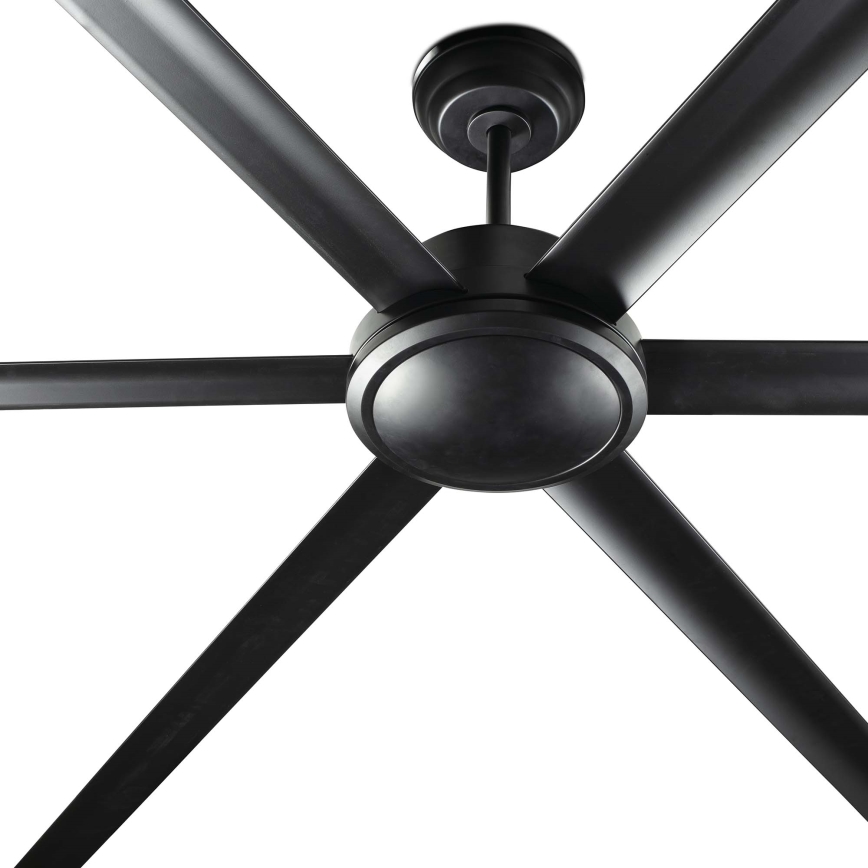 FARO 34207 - Стельовий вентилятор ROTTERDAM XXL чорний діаметр 250 см + пульт дистанційного керування