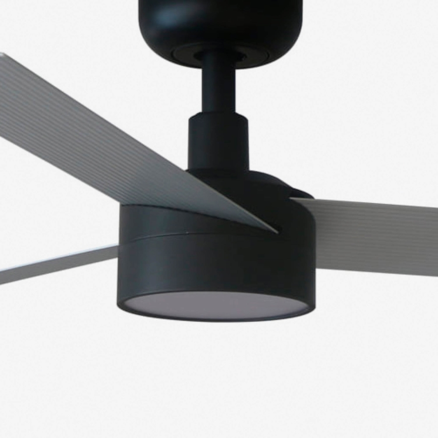 FARO 34285WT1S - LED-стельовий вентилятор із затемненням CRUISER S LED/18W/230V 2700/3000/4000K, діам. 106 см, сірий/чорний, Wi‑Fi (Tuya) + пульт дистанційного керування
