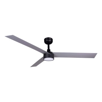 FARO 342871S - Диммируемый светодиодный потолочный вентилятор CRUISER XL LED/18 Вт/230 В 2700/3000/4000 К диаметр 160 см серый/чёрный + пульт дистанционного управления
