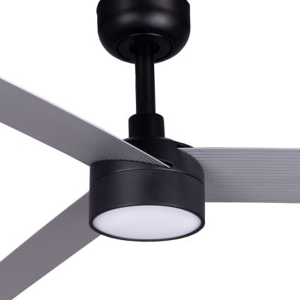 FARO 342871S - LED затемнюваний стельовий вентилятор CRUISER XL LED/18W/230V 2700/3000/4000K діам. 160 cm сірий/чорний + пульт дистанційного керування