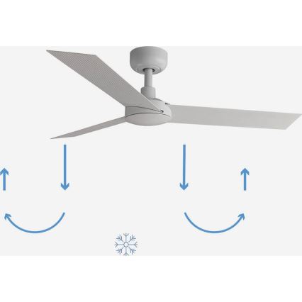 FARO 34288WP - Потолочный вентилятор CRUISER S белый диаметр 106 см SMART + дистанционное управление