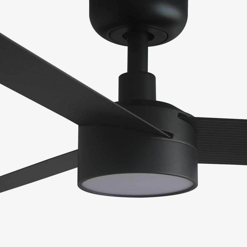 FARO 34289-1TW - Світлодіодний стельовий вентилятор з регулюванням яскравості CRUISER S LED/18W/230V 2700/4000/6500K діаметр 106 см чорний + пульт дистанційного керування