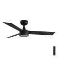 FARO 34289-1TW - Світлодіодний стельовий вентилятор з регулюванням яскравості CRUISER S LED/18W/230V 2700/4000/6500K діаметр 106 см чорний + пульт дистанційного керування