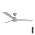 FARO 34290-1TW - Диммируемый потолочный вентилятор CRUISER LED/20 Вт/230 В 2700/3000/4000K Ø 132 см, белый + пульт дистанционного управления