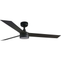 FARO 34291WT1S - LED затемнюваний стельовий вентилятор CRUISER L LED/18 Вт/230 В 2700/3000/4000K, діаметр 132 см, чорний, Wi‑Fi Tuya + пульт дистанційного керування
