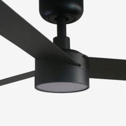 FARO 34291WT1S - светодиодный диммируемый потолочный вентилятор CRUISER L LED/18W/230V 2700/3000/4000K, диаметр 132 см, черный, Wi-Fi Tuya + пульт дистанционного управления