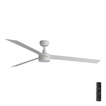 FARO 34292-1TW - LED Вентилятор з регулюванням яскравості CRUISER LED/20W/230V 2700/4000/6500K діаметр 160 см білий + пульт дистанційного керування