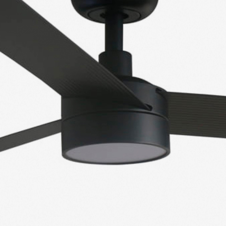 FARO 34293WT1S - Светодиодный диммируемый потолочный вентилятор CRUISER XL LED/18W/230V 2700/3000/4000K диаметр 160 см черный Wi-Fi Tuya + пульт дистанционного управления