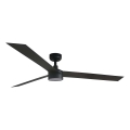 FARO 34293WT1S - Светодиодный диммируемый потолочный вентилятор CRUISER XL LED/18W/230V 2700/3000/4000K диаметр 160 см черный Wi-Fi Tuya + пульт дистанционного управления