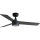 FARO 34296WT-1TW - Светодиодный потолочный вентилятор с регулированием яркости RUDDER S LED/18W/230V 2700/4350/6000K черная/коричневая диаметр 106 cm Wi-Fi Tuya + дистанционное управление