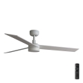 FARO 34297-1TW - Светодиодный диммируемый вентилятор RUDDER L LED/20 Вт/230 В 2700/3000/4000 К диаметр 132 см + пульт дистанционного управления