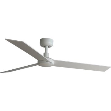 FARO 34297WT - Потолочный вентилятор RUDDER L белый/бежевый диаметр 132 см Wi-Fi Tuya + дистанционное управление