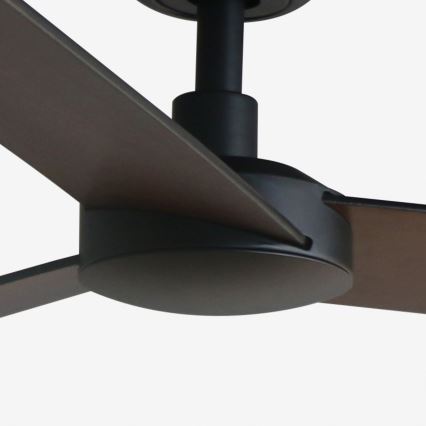 FARO 34298WP - Потолочний вентилятор RUDDER L чорний діаметр 132 см SMART + дистанційне керування