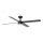 FARO 34356-1TW - Светодиодный потолочный вентилятор с регулированием яркости RUDDER L LED/20W/230V черный/коричневый диаметр 132 см + дистанционное управление