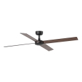 FARO 34356 - Потолочный вентилятор RUDDER L коричневый/черный диаметр 132 см + дистанционное управление