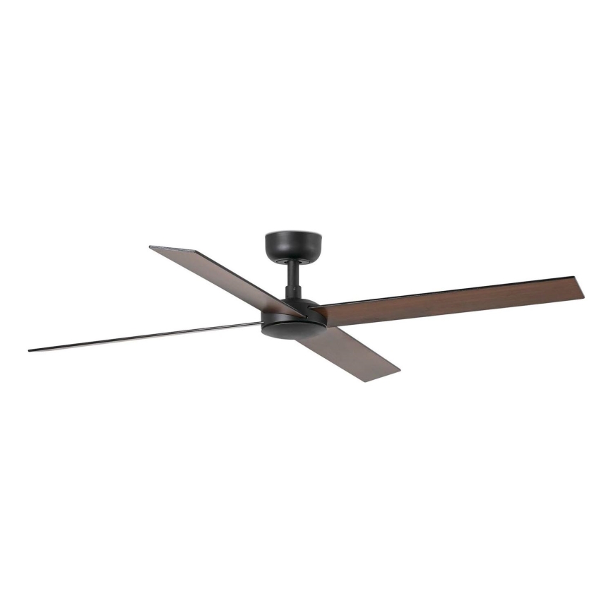 FARO 34356 - Потолочный вентилятор RUDDER L коричневый/черный диаметр 132 см + дистанционное управление