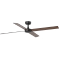 FARO 34356WT - Потолочный вентилятор RUDDER L коричневый/черный диаметр 132 см Wi-Fi Tuya + дистанционное управление