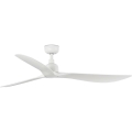 FARO 34363WT - потолочный вентилятор OUTWOOD L, белый, диаметр 150 см, Wi-Fi (Tuya), IP44, с пультом дистанционного управления