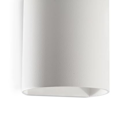 FARO 40522 - Настінний світильник SOLE 1xGU10/8W/230V білий круглий