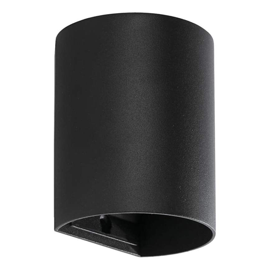 FARO 40523 - Настінний світильник SOLE 1xGU10/8W/230V чорний круглий