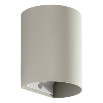 FARO 40524 - Настінний світильник SOLE 1xGU10/8W/230V сірий круглий