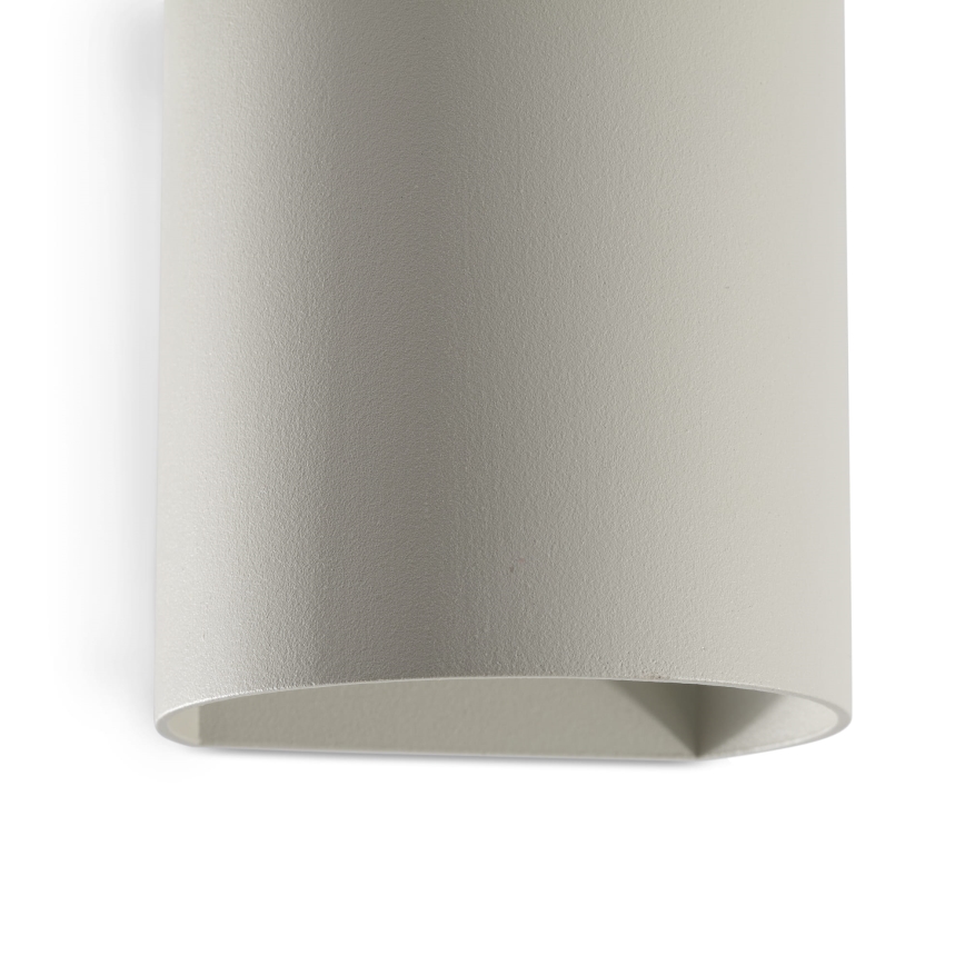 FARO 40524 - Настінний світильник SOLE 1xGU10/8W/230V сірий круглий