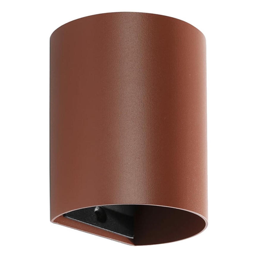 FARO 40525 - Настінний світильник SOLE 1xGU10/8W/230V цегляний круглий