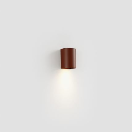 FARO 40525 - Настінний світильник SOLE 1xGU10/8W/230V цегляний круглий
