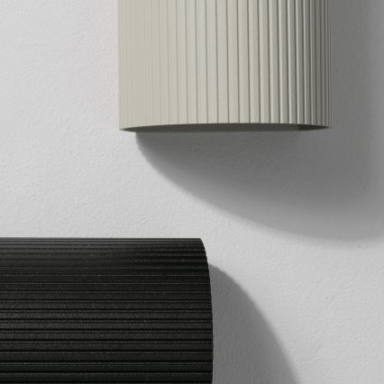 FARO 40528 - Настенный светильник SOLE 1xGU10/8W/230V серый фестончатый круглый
