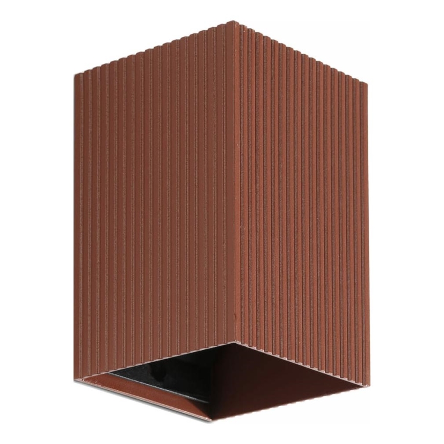 FARO 40537 - Настенный светильник SOLE 1xGU10/8W/230V кирпичный фестончатый угловой