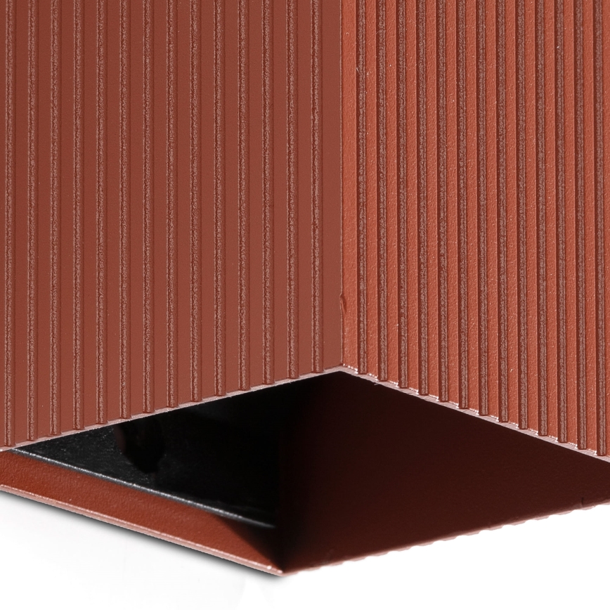 FARO 40537 - Настенный светильник SOLE 1xGU10/8W/230V кирпичный фестончатый угловой