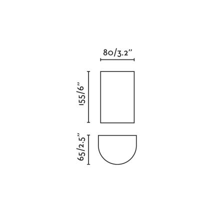 FARO 40539 - Настенный светильник SOLE 2xGU10/8W/230V черный круглый