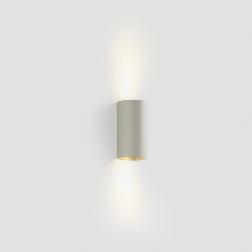 FARO 40540 - Настенный светильник SOLE 2xGU10/8W/230V серый круглый