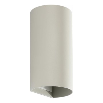 FARO 40540 - Настінний світильник SOLE 2xGU10/8W/230V сірий круглий