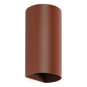 FARO 40541 - Настенный светильник SOLE 2xGU10/8W/230V кирпичный круглый