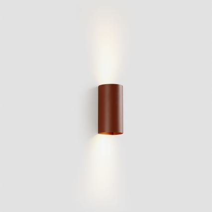 FARO 40541 - Настенный светильник SOLE 2xGU10/8W/230V кирпичный круглый