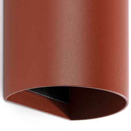 FARO 40541 - Настінний світильник SOLE 2xGU10/8W/230V цегляний круглий