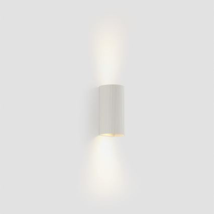 FARO 40542 - Настенный светильник SOLE 2xGU10/8W/230V белый фестончатый круглый