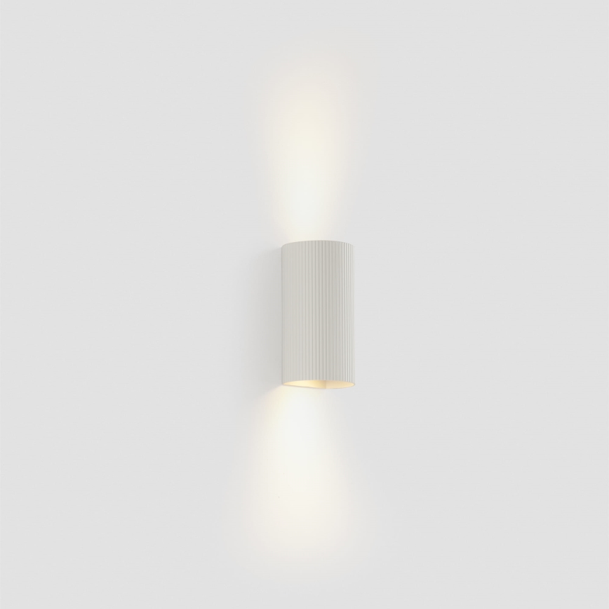 FARO 40542 - Настенный светильник SOLE 2xGU10/8W/230V белый фестончатый круглый