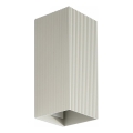 FARO 40567 - Настенный светильник SOLE 2xGU10/8W/230V серый фестончатый угловой