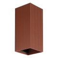 FARO 40568 - Настенный светильник SOLE 2xGU10/8W/230V кирпичный фестончатый угловой