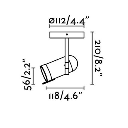 Faro 43529 - Прожектор ORLEANS 1xGU10/8W/230V белый