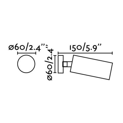 FARO 43722 - Прожектор STAN 1xGU10/8W/230V белый