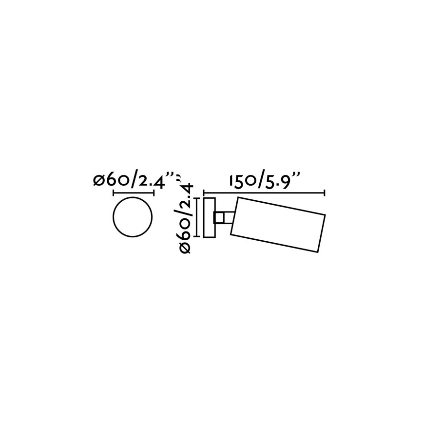 FARO 43722 - Прожектор STAN 1xGU10/8W/230V белый