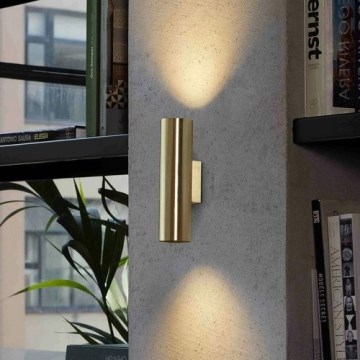 FARO 43760 - Настінний світильник STAN 2xGU10/8W/230V золотий